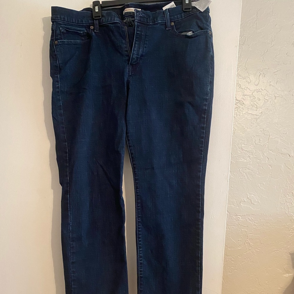 Levi’s straight legged jeans, size 18W